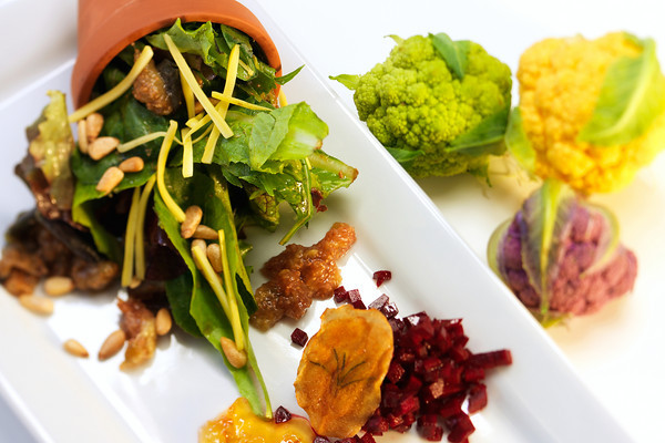 Green Tea Vinaigrette with Garden Basil