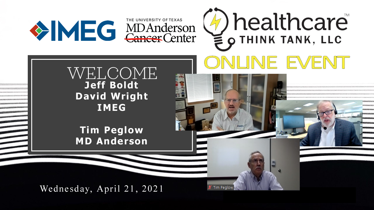 Online Conference with IMEG and MD Anderson Cancer Center